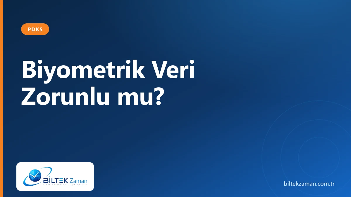 İşveren parmak izi zorunlu mu sorusunu anlatan personel takip terminali - Biltek Zaman
