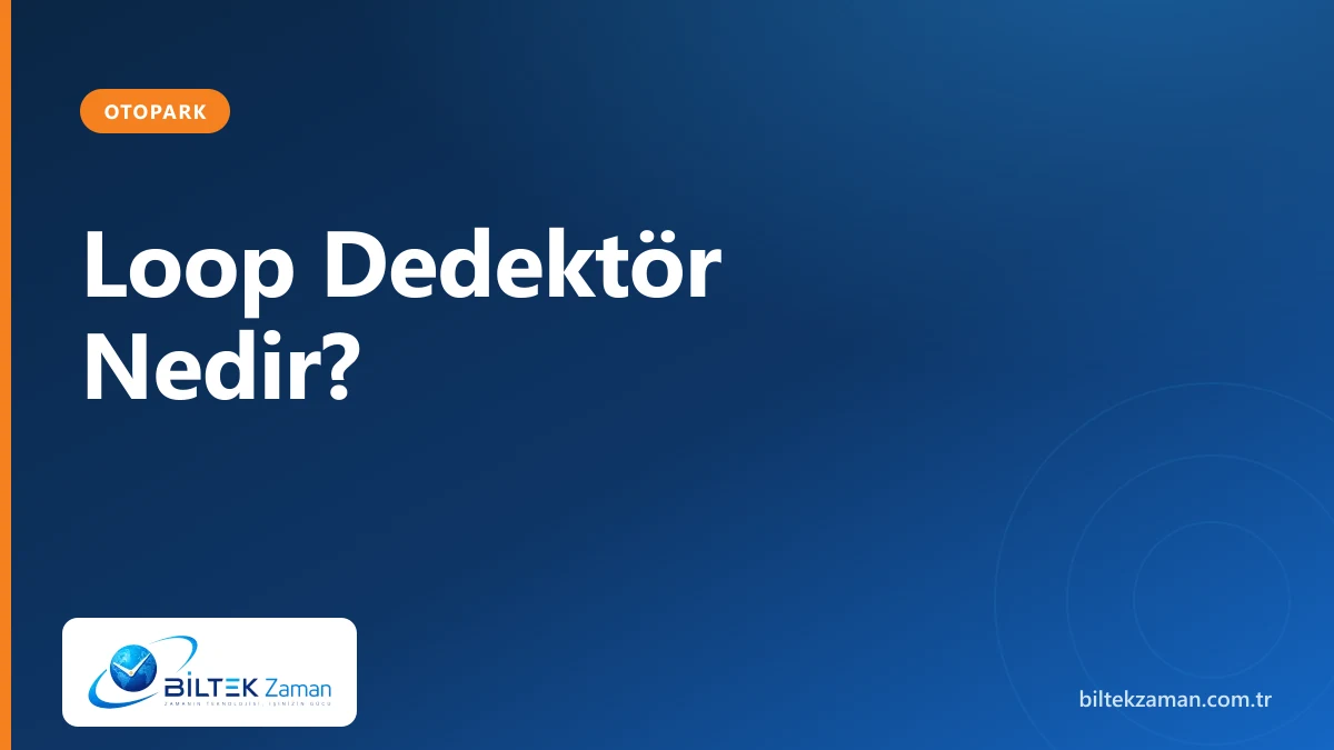 Otopark bariyeri altında zemine gömülü loop dedektör sarımı — Biltek Zaman