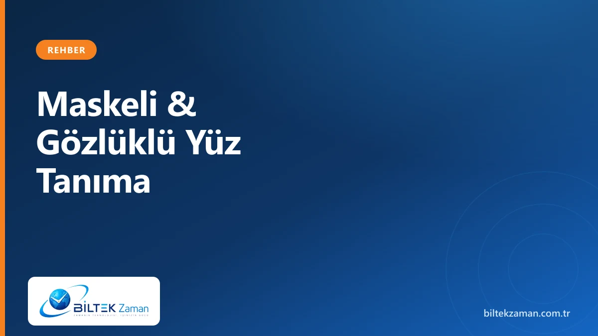 Maske takılıyken maskeyle yüz tanıma terminalinden geçiş yapan personel — Biltek Zaman