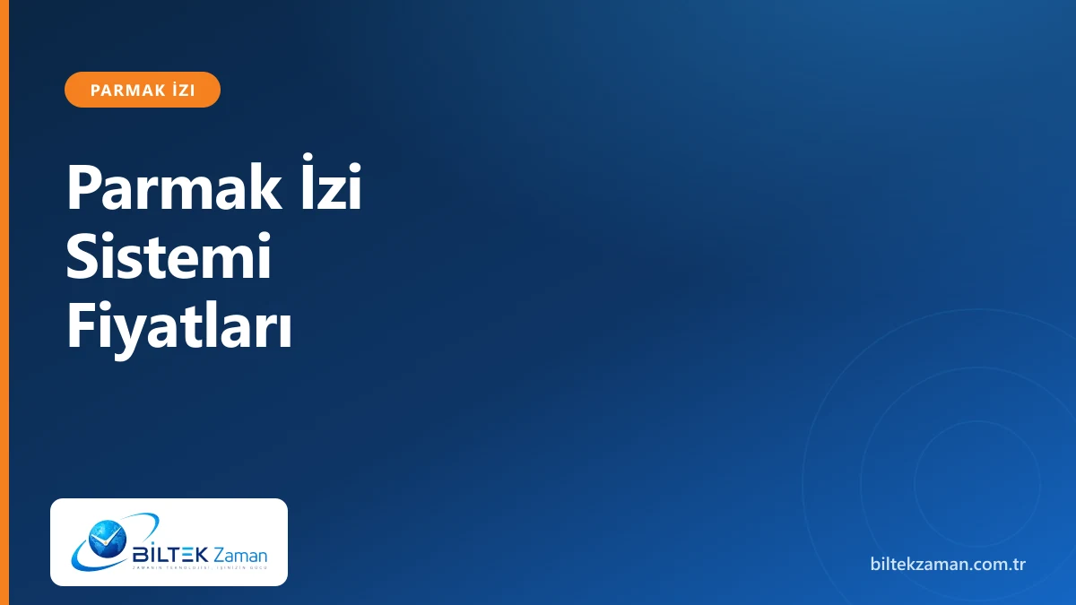 Parmak izi sistemi fiyatları terminaline parmağını okutan personel - Biltek Zaman