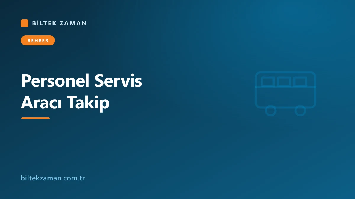 Personel servis aracında kart okuyucu ile biniş kaydı alan çalışan ve araç içi terminal - Biltek Zaman