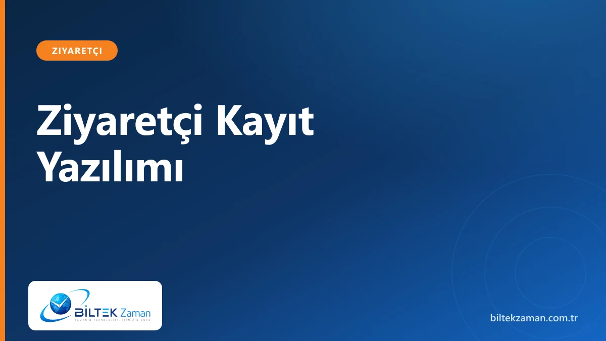 Ziyaretçi kayıt yazılımı ile tablet üzerinden kayıt yapan ziyaretçi - Biltek Zaman
